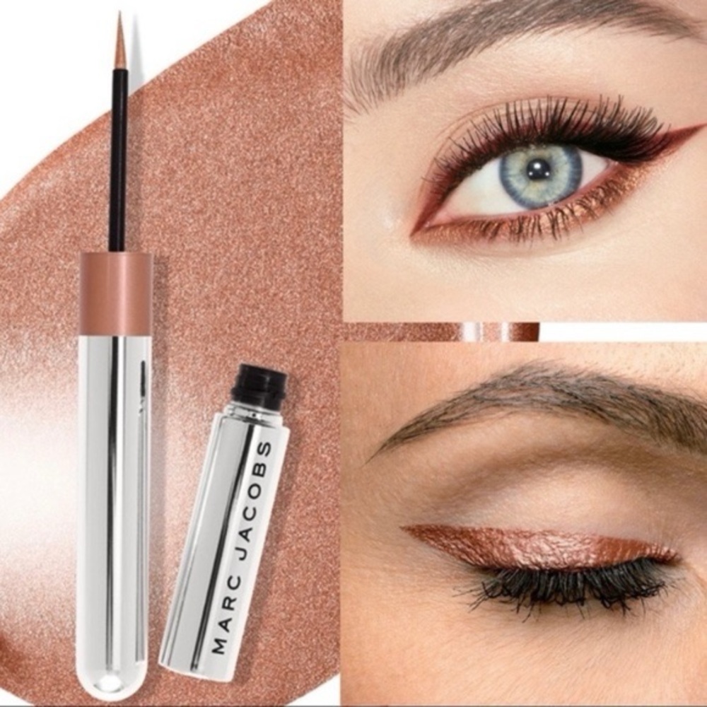 Marc Jacobs Highliner Liquid Gel Eyeliner Blitz Coin - Metallic Bronze Copper